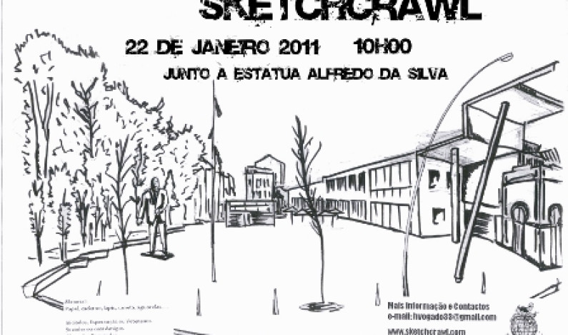 SketchCrawl Maratona de desenho no Barreiro 22 de Janeiro às 10h00 SketchCrawl Maratona de desenho no Barreiro 22 de Janeiro às 10h00