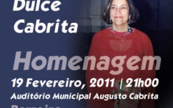 Homenagem à cantora lírica Dulce Cabrita! Homenagem à cantora lírica Dulce Cabrita!