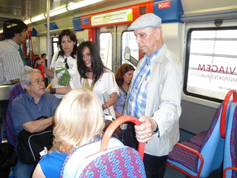 Visita do Partido Ecologista “Os Verdes” à Linha do Sado. Visita do Partido Ecologista “Os Verdes” à Linha do Sado.