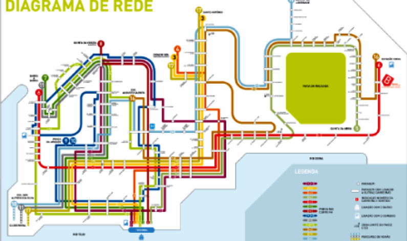 Transportes Colectivos do Barreiro apresentam: DIAGRAMA DE REDE Transportes Colectivos do Barreiro apresentam: DIAGRAMA DE REDE