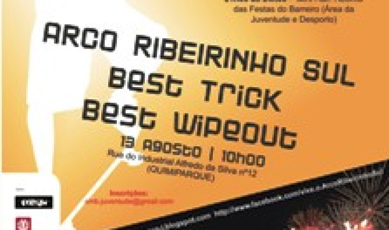 Barreiro SK8 Inline Fest: Circuito de Street junto ao edifício da Sociedade Arco Ribeirinho Sul e nas Festas do Concelho Barreiro SK8 Inline Fest: Circuito de Street junto ao edifício da Sociedade Arco Ribeirinho Sul e nas Festas do Concelho