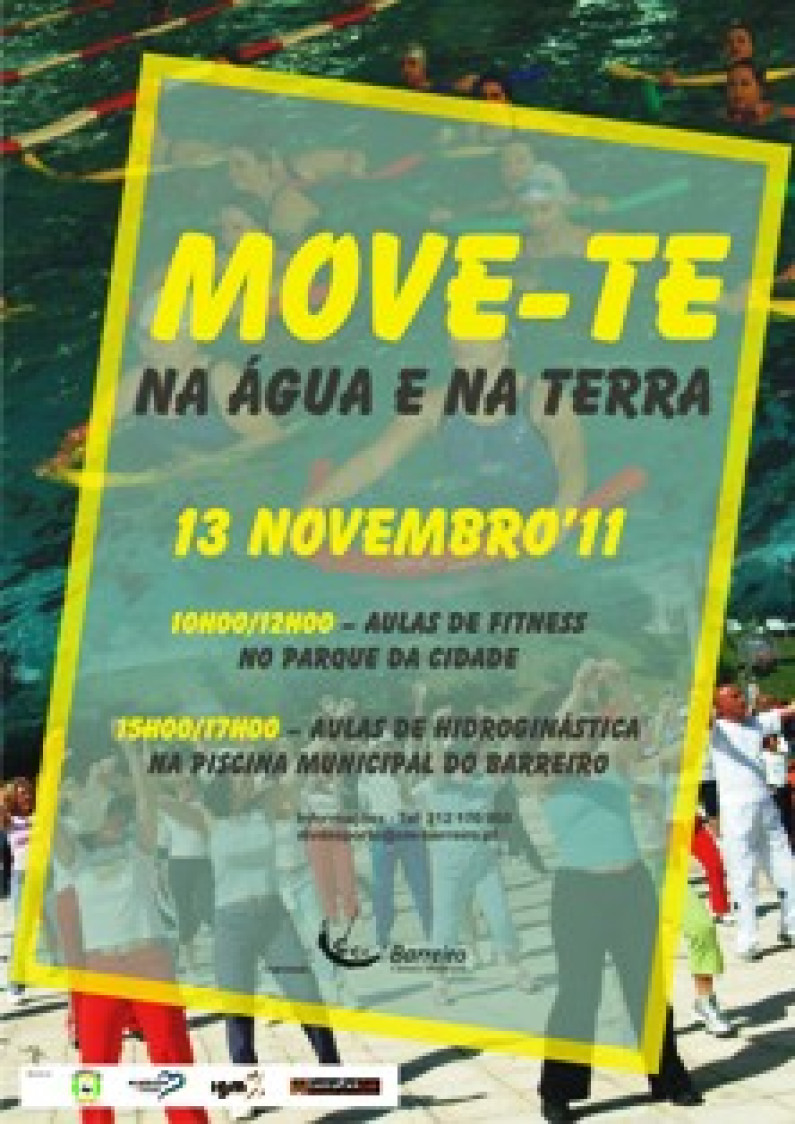 Move-te – na Água e na Terra” na Piscina Municipal do Barreiro e no Parque da Cidade Move-te – na Água e na Terra” na Piscina Municipal do Barreiro e no Parque da Cidade