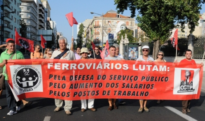 Reformados das empresas do sector de transportes apoiam a greve geral Reformados das empresas do sector de transportes apoiam a greve geral