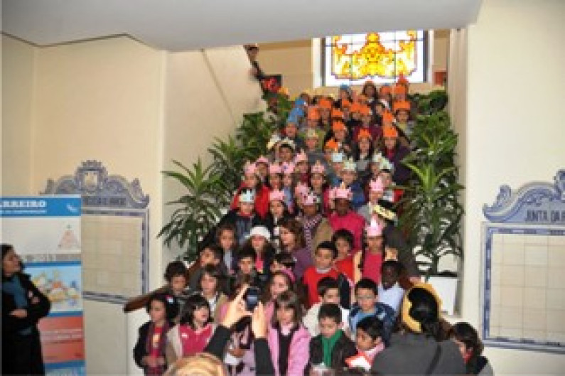 No Dia de Reis Crianças cantam as Janeiras  nos Paços do Concelho No Dia de Reis Crianças cantam as Janeiras  nos Paços do Concelho