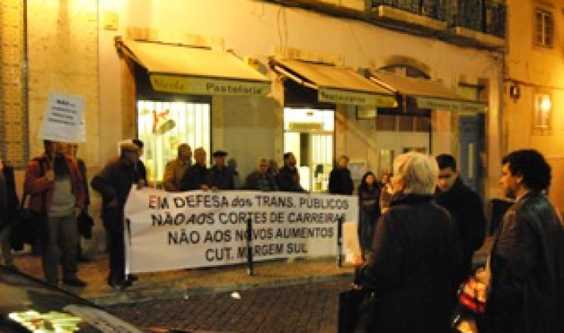 Concentração de Comissões de Utentes dos Transportes da Margem Sul Concentração de Comissões de Utentes dos Transportes da Margem Sul