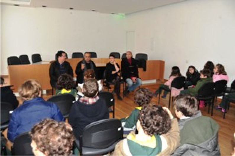 Turma do Colégio Minerva visita Paços do Concelho Turma do Colégio Minerva visita Paços do Concelho