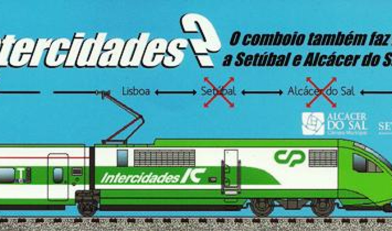 As câmaras municipais de Setúbal e Alcácer do Sal estão a promover uma ação pública de protesto contra a eliminação das paragens dos comboios intercidades naquelas localidades e o fim do serviço regional para Tunes. As câmaras municipais de Setúbal e Alcácer do Sal estão a promover uma ação pública de protesto contra a eliminação das paragens dos comboios intercidades naquelas localidades e o fim do serviço regional para Tunes.