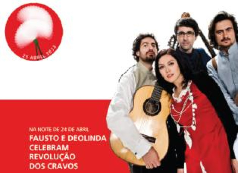 Fausto e Deolinda no 25 de Abril em Almada Fausto e Deolinda no 25 de Abril em Almada