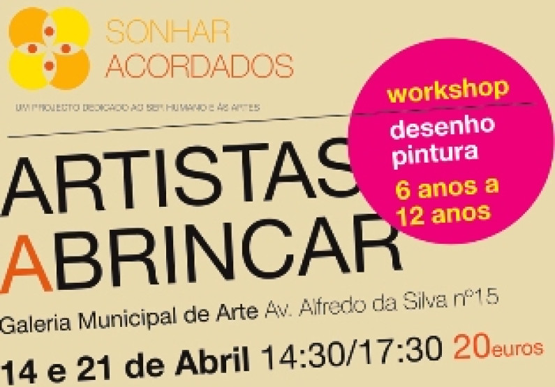 ARTISTAS A BRINCAR | WORKSHOP DE DESENHO E PINTURA ARTISTAS A BRINCAR | WORKSHOP DE DESENHO E PINTURA