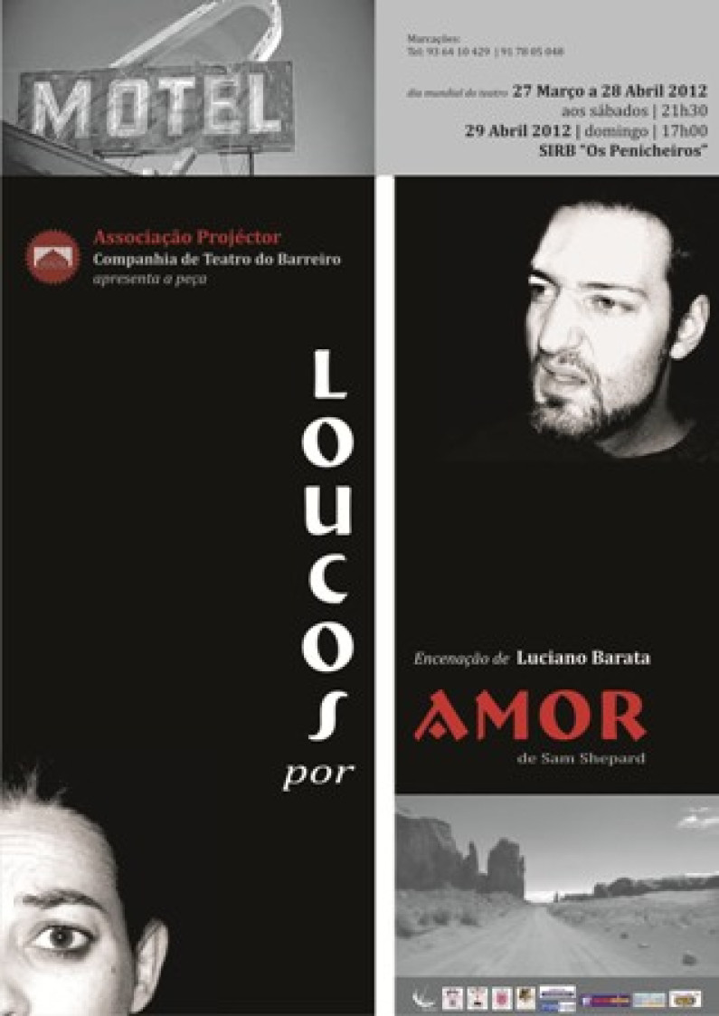 “Loucos por Amor”  mais uma estreia da Associação Prójector – Companhia de Teatro do Barreiro “Loucos por Amor”  mais uma estreia da Associação Prójector – Companhia de Teatro do Barreiro