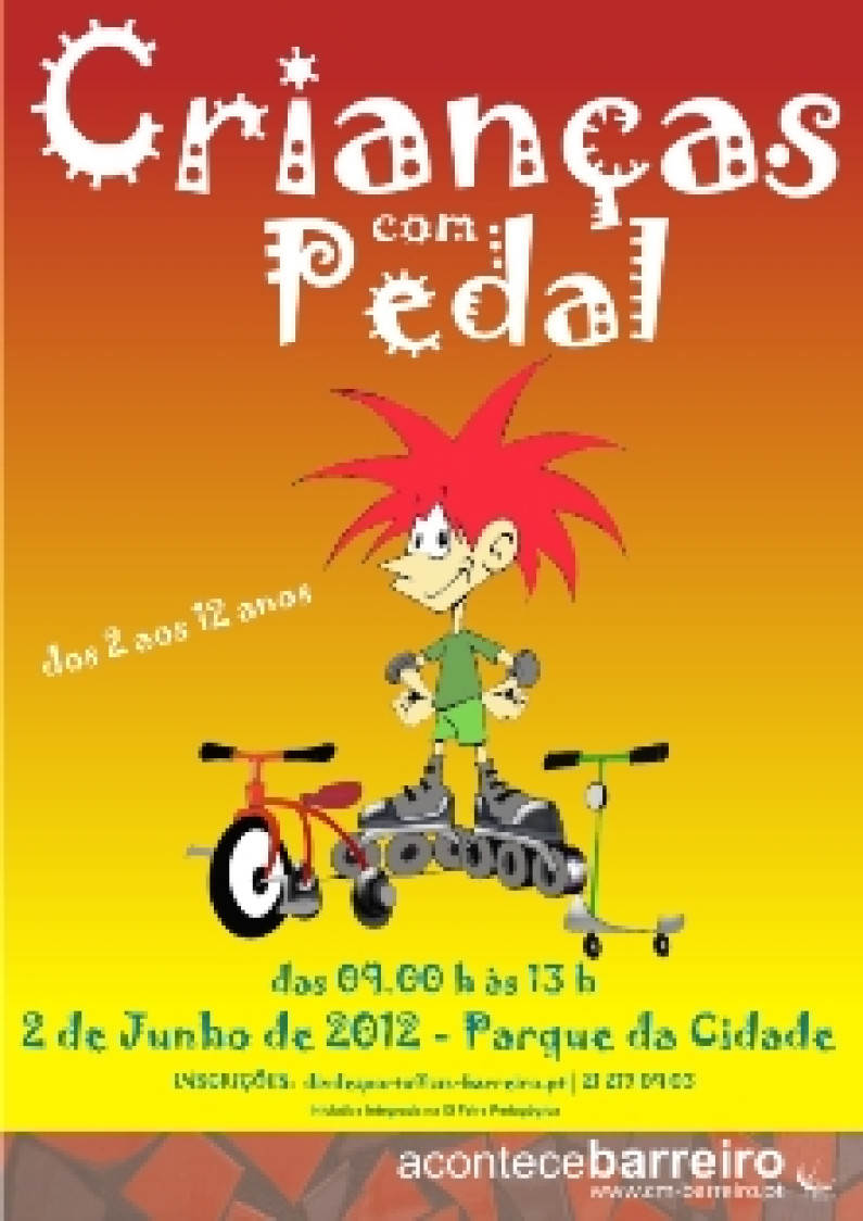 Crianças com Pedal no Parque da Cidade 2 de junho Crianças com Pedal no Parque da Cidade 2 de junho