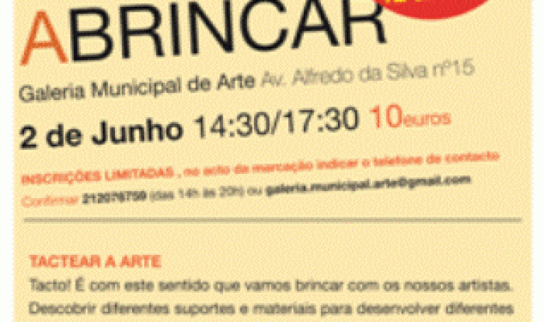 Artistas a Brincar, atelier dedicado às Artes Artistas a Brincar, atelier dedicado às Artes