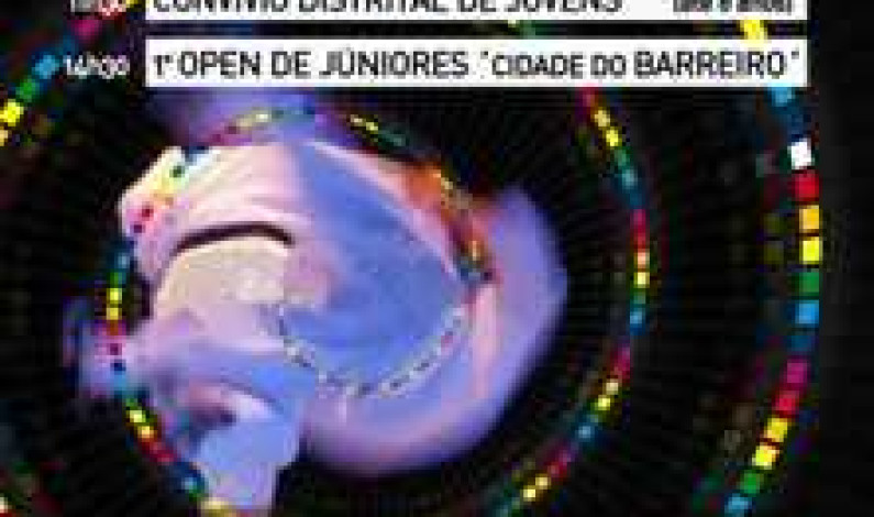 Open de Juniores em Judo – Torneio “Cidade do Barreiro”, 16 de junho Open de Juniores em Judo – Torneio “Cidade do Barreiro”, 16 de junho