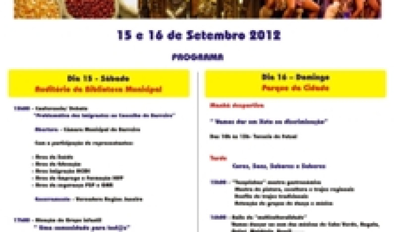 III Encontro de Culturas“ Cores, Sons, Sabores e Saberes” III Encontro de Culturas“ Cores, Sons, Sabores e Saberes”