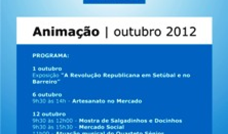 ANIMAÇÃO DO MERCADO 1º DE MAIO EM OUTUBRO ANIMAÇÃO DO MERCADO 1º DE MAIO EM OUTUBRO