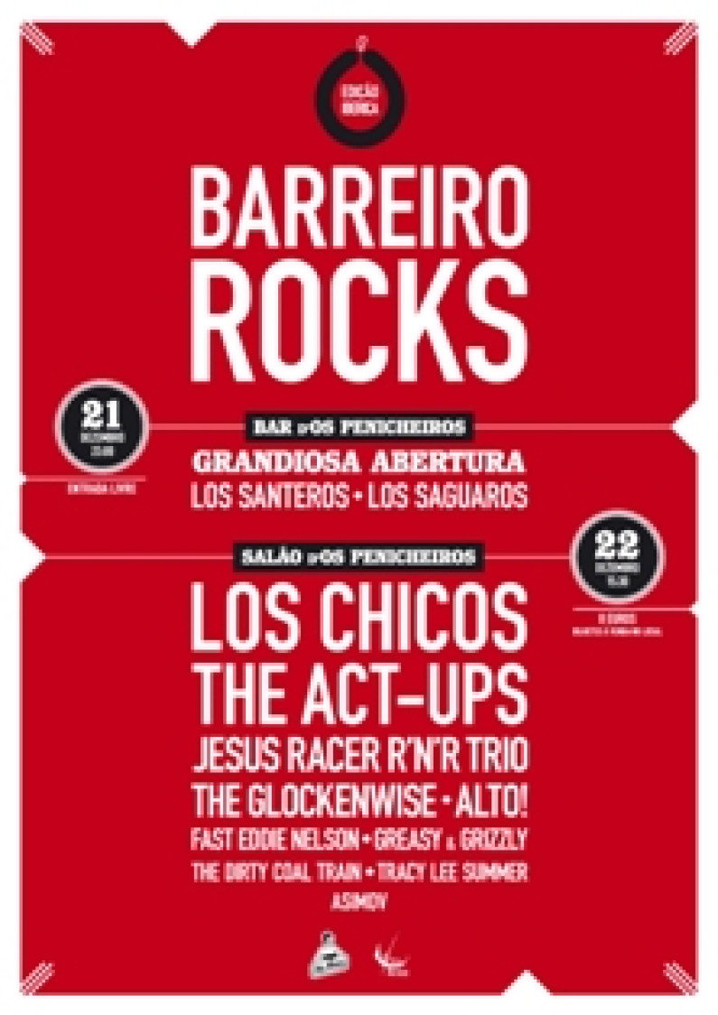 BARREIRO ROCKS – Versão Ibérica 21 E 22 DEZEMBRO BARREIRO ROCKS – Versão Ibérica 21 E 22 DEZEMBRO