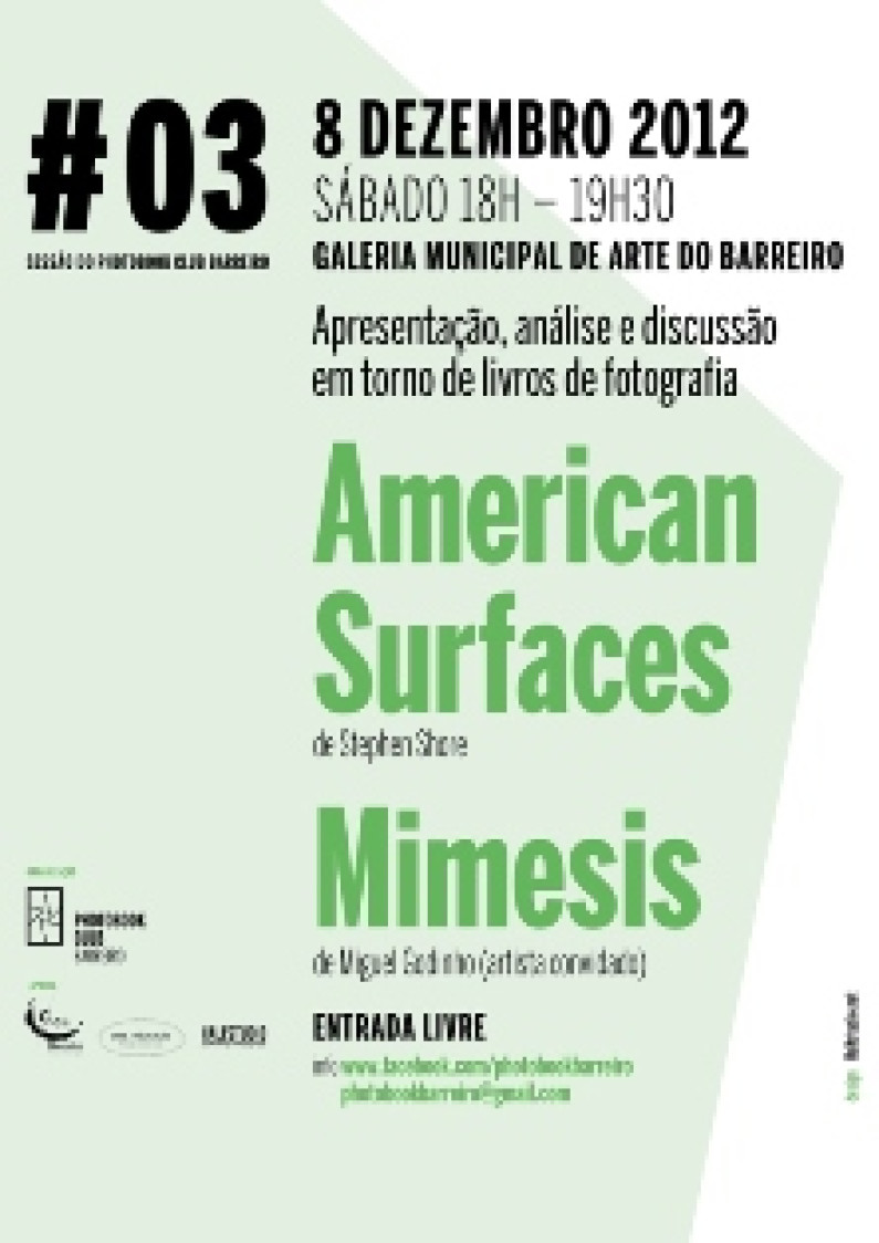 PHOTOBOOK Club Barreiro Próxima sessão a 8 de dezembro PHOTOBOOK Club Barreiro Próxima sessão a 8 de dezembro