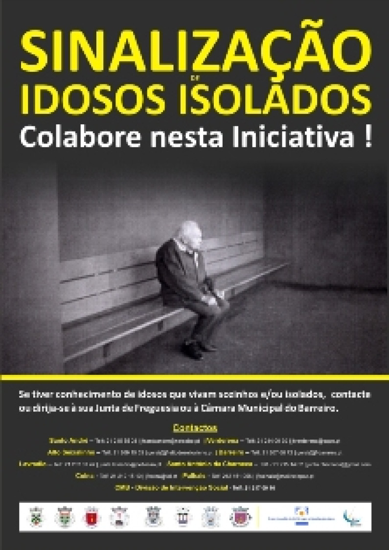 SINALIZAÇÃO DE IDOSOS ISOLADOS Colabore nesta iniciativa! SINALIZAÇÃO DE IDOSOS ISOLADOS Colabore nesta iniciativa!