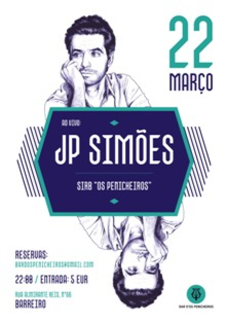 JP Simões,Cantautor português regressa ao Barreiro a 22 deste mês! JP Simões,Cantautor português regressa ao Barreiro a 22 deste mês!