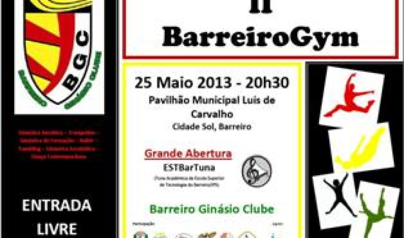 Festival BarreiroGym no Pavilhão Municipal Luís de Carvalho Festival BarreiroGym no Pavilhão Municipal Luís de Carvalho