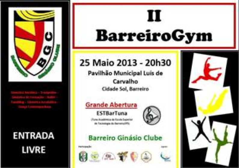 Festival BarreiroGym no Pavilhão Municipal Luís de Carvalho Festival BarreiroGym no Pavilhão Municipal Luís de Carvalho