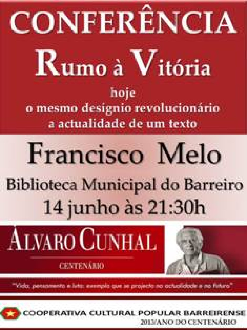 Conferência «RUMO À VITÓRIA” Conferência «RUMO À VITÓRIA”