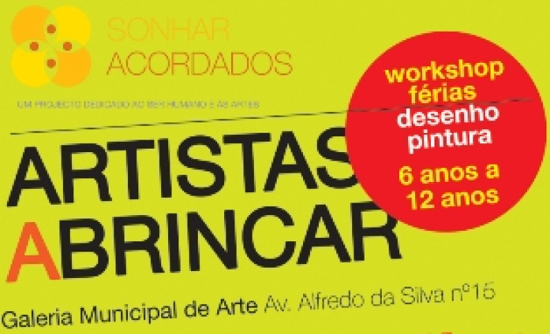 Ateliê de férias de verão 12 a 14 de agosto Ateliê de férias de verão 12 a 14 de agosto