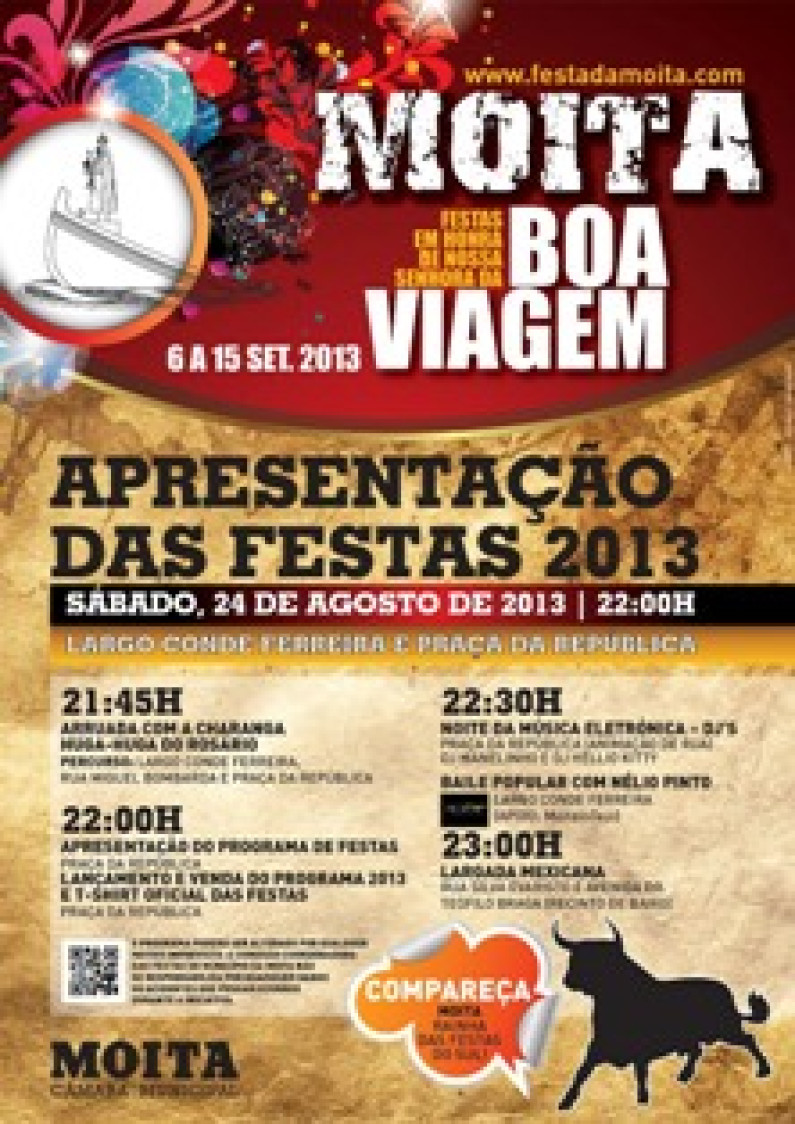 Apresentação pública do programa da Festa da Moita/2013 Apresentação pública do programa da Festa da Moita/2013