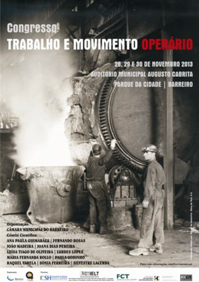 CONGRESSO “TRABALHO E MOVIMENTO OPERÁRIO” CONGRESSO “TRABALHO E MOVIMENTO OPERÁRIO”