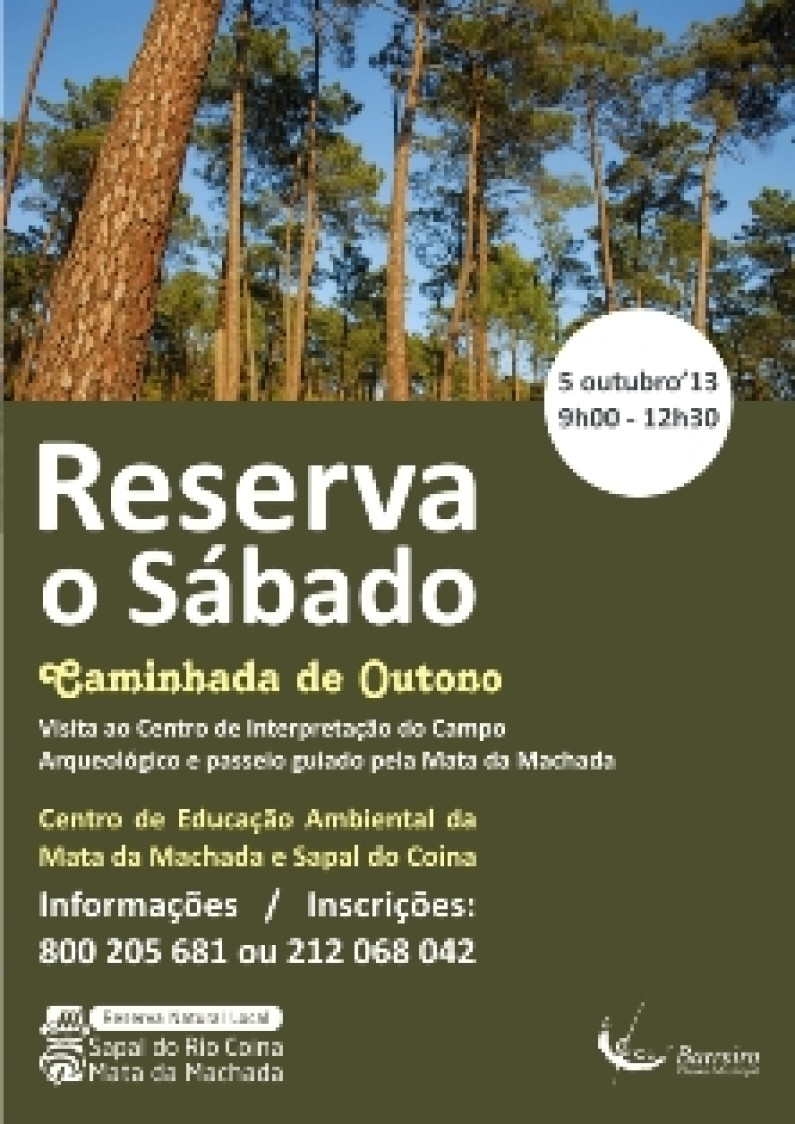 ‘RESERVA O SÁBADO Caminhada de Outono ‘RESERVA O SÁBADO Caminhada de Outono