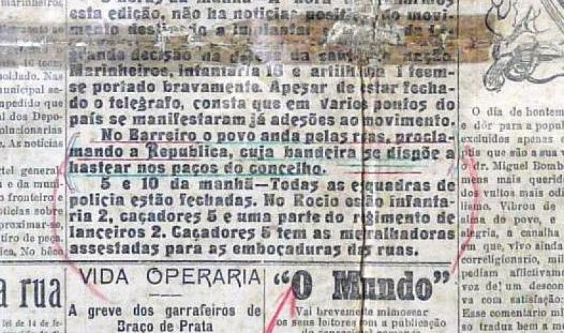 Implantação da República Portuguesa em 1910 Foi a 4 de Outubro no Barreiro Implantação da República Portuguesa em 1910 Foi a 4 de Outubro no Barreiro