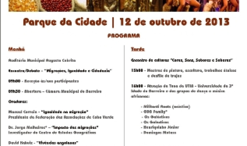 IV ENCONTRO DE CULTURAS: Cores, Sons, Sabores e Saberes IV ENCONTRO DE CULTURAS: Cores, Sons, Sabores e Saberes