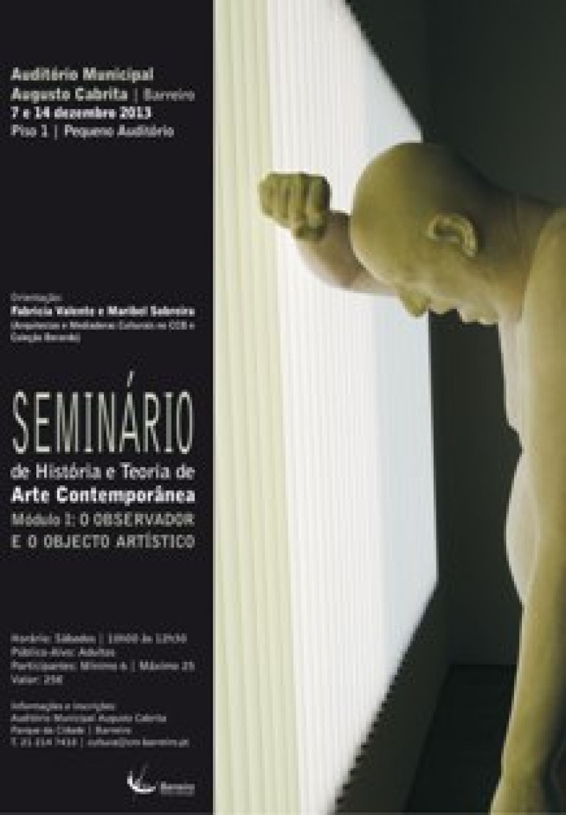 SEMINÁRIO DE HISTÓRIA E TEORIA DE ARTE CONTEMPORÂNEA SEMINÁRIO DE HISTÓRIA E TEORIA DE ARTE CONTEMPORÂNEA