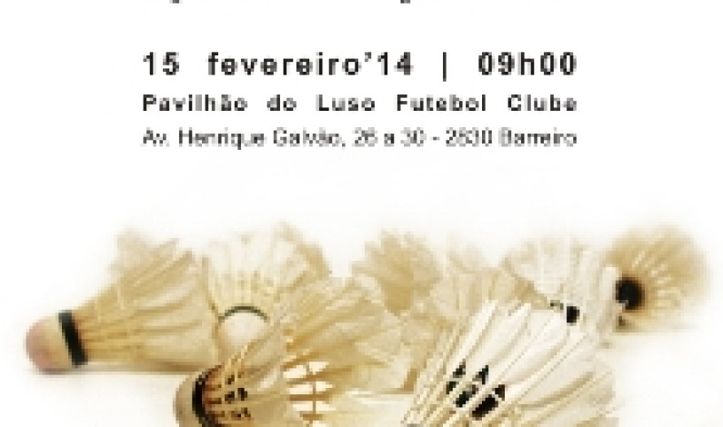 Torneio de Badminton – Regional Seniores Absolutos Torneio de Badminton – Regional Seniores Absolutos