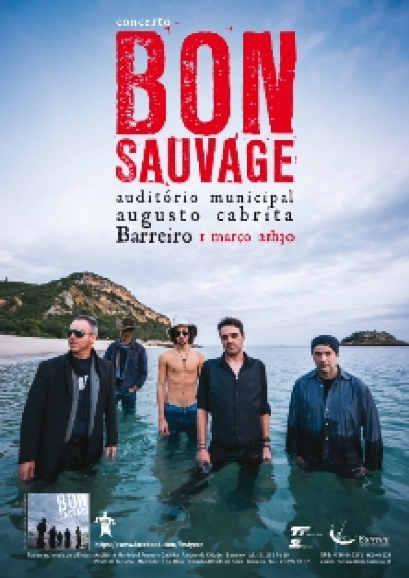 Concerto com Bon Sauvage Auditório Municipal Augusto Cabrita | 1 de março Concerto com Bon Sauvage Auditório Municipal Augusto Cabrita | 1 de março