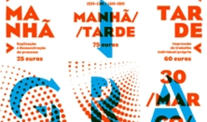 Ateliê Municipal do Barreiro 30 de março | WORKSHOP DE SERIGRAFIA Ateliê Municipal do Barreiro 30 de março | WORKSHOP DE SERIGRAFIA