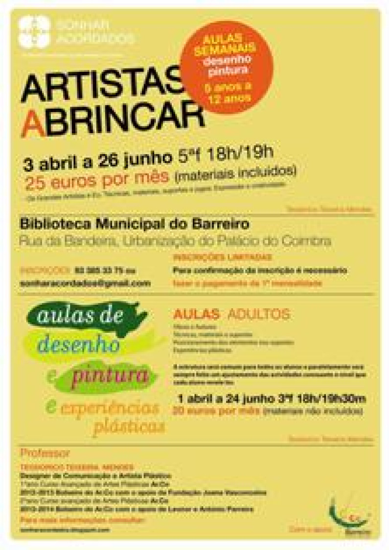Ateliê Artistas a Brincar Ateliê Artistas a Brincar