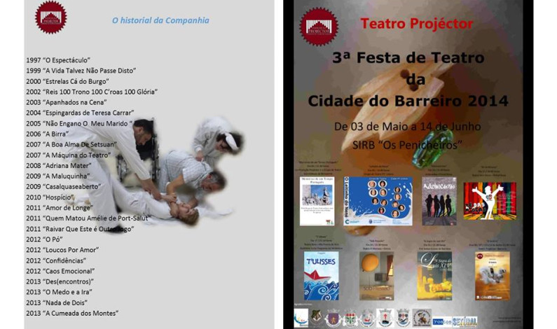 Projéctor promove 3ª Festa do Teatro da Cidade do Barreiro Projéctor promove 3ª Festa do Teatro da Cidade do Barreiro