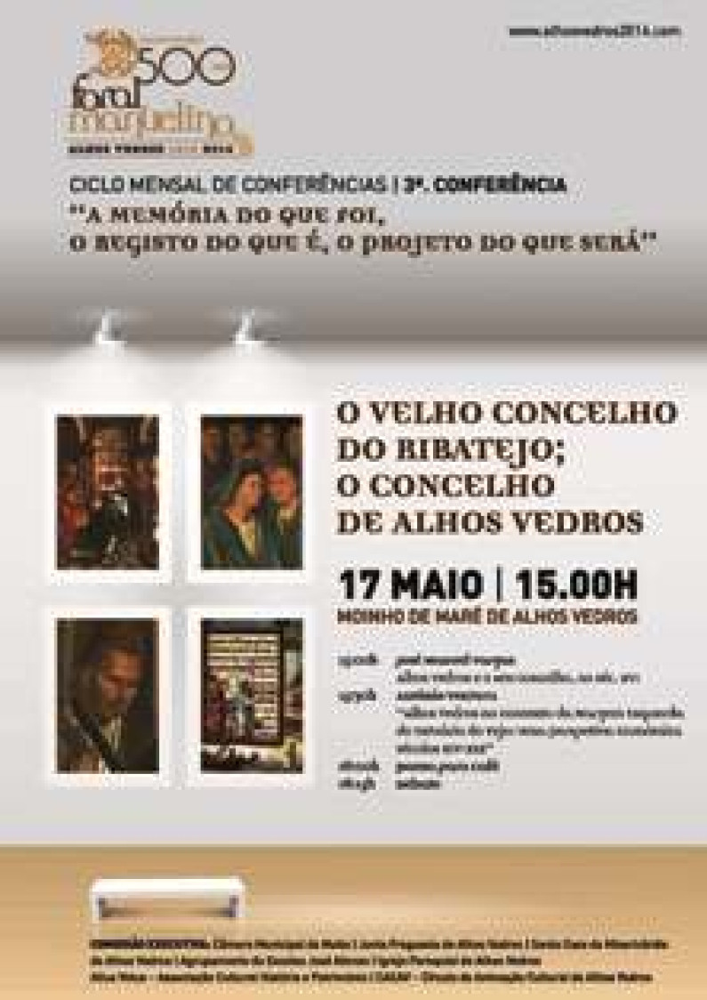 Ciclo mensal de conferências prossegue no Moinho de Maré Ciclo mensal de conferências prossegue no Moinho de Maré