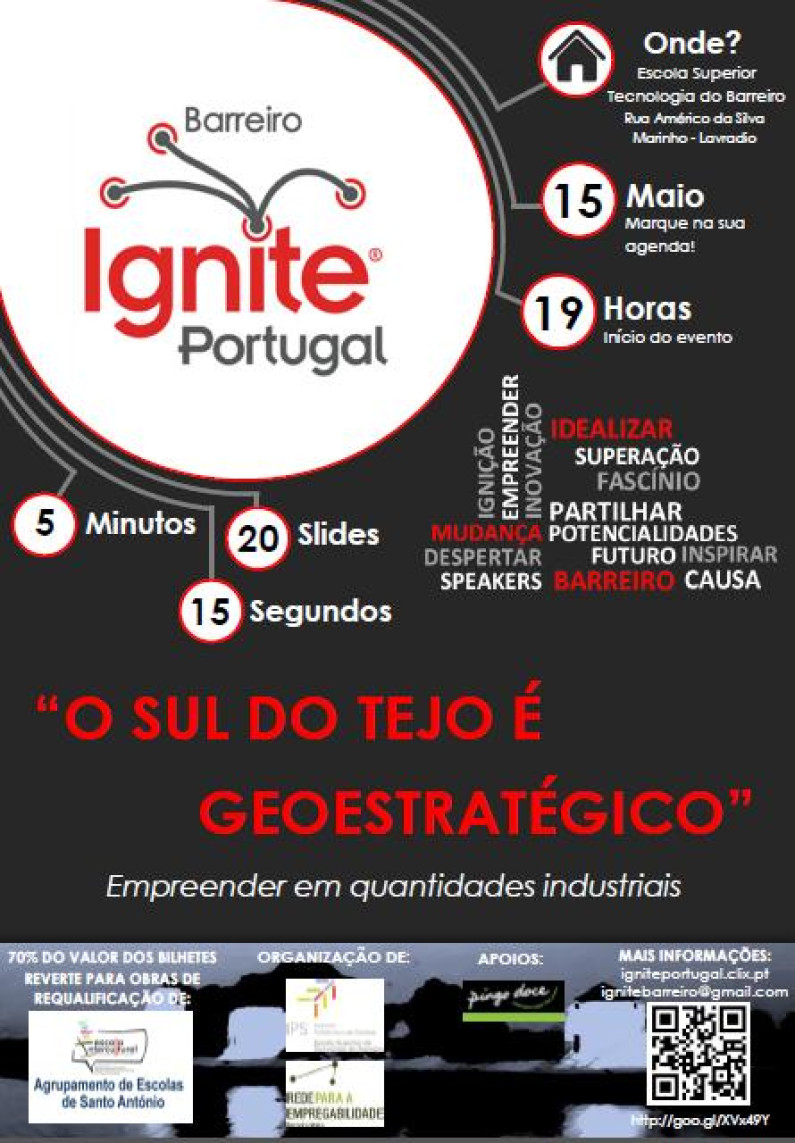 Ignite Portugal realiza-se pela segunda vez no Barreiro Ignite Portugal realiza-se pela segunda vez no Barreiro