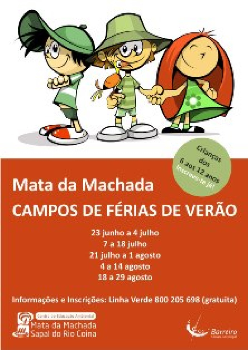 CAMPOS DE FÉRIAS DE VERÃO NO BARREIRO CAMPOS DE FÉRIAS DE VERÃO NO BARREIRO