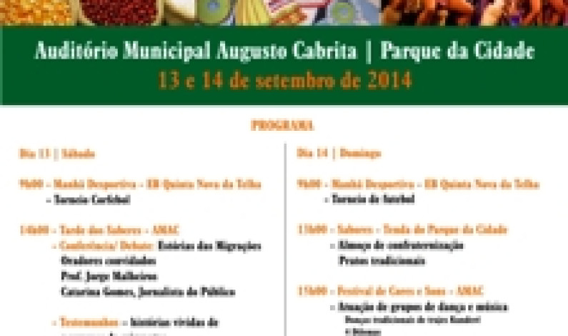 V ENCONTRO DE CULTURAS – Cores, Sons, Sabores e Saberes V ENCONTRO DE CULTURAS – Cores, Sons, Sabores e Saberes