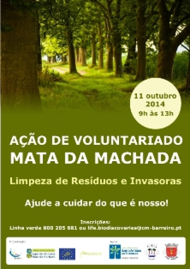 AÇÃO DE VOLUNTARIADO – LIMPEZA DE RESÍDUOS E INVASORAS AÇÃO DE VOLUNTARIADO – LIMPEZA DE RESÍDUOS E INVASORAS