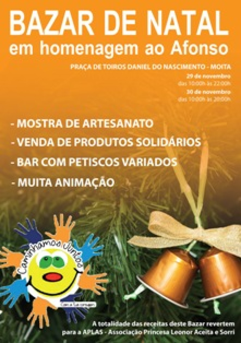Bazar de Natal Solidário em Homenagem ao Afonso: Bazar de Natal Solidário em Homenagem ao Afonso: