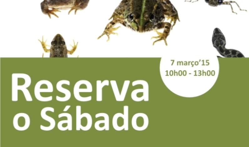 ‘RESERVA O SÁBADO’ Charcos com Vida ‘RESERVA O SÁBADO’ Charcos com Vida