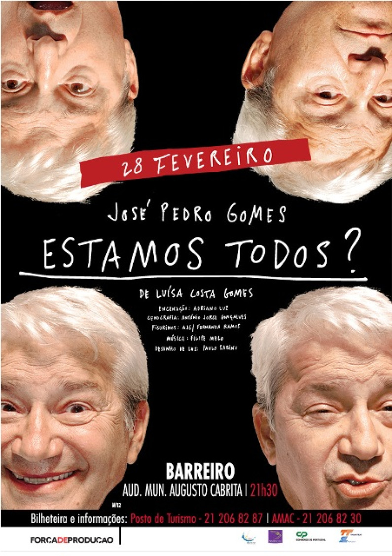 Teatro de comédia “Estamos Todos?” 28 fevereiro, AMAC Teatro de comédia “Estamos Todos?” 28 fevereiro, AMAC