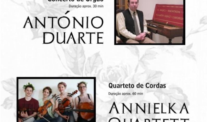 Concerto de órgão e Quarteto de Cordas Concerto de órgão e Quarteto de Cordas
