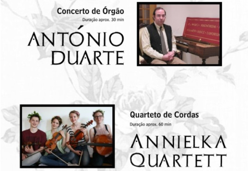 Concerto de órgão e Quarteto de Cordas Concerto de órgão e Quarteto de Cordas