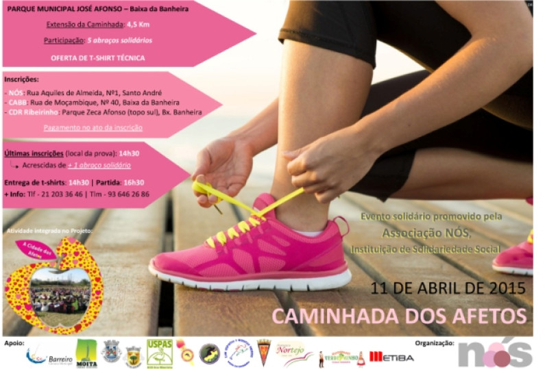 NÓS promove Caminhada dos Afetos a 11 de abril NÓS promove Caminhada dos Afetos a 11 de abril