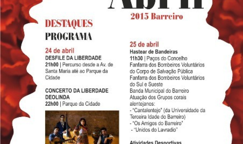 DEOLINDA NA NOITE DE 24 DE ABRIL NO PARQUE DA CIDADE DEOLINDA NA NOITE DE 24 DE ABRIL NO PARQUE DA CIDADE